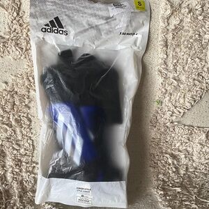 Adidas X SG Match shin guards black and blue size Small 3’3”- 3’10” NEW